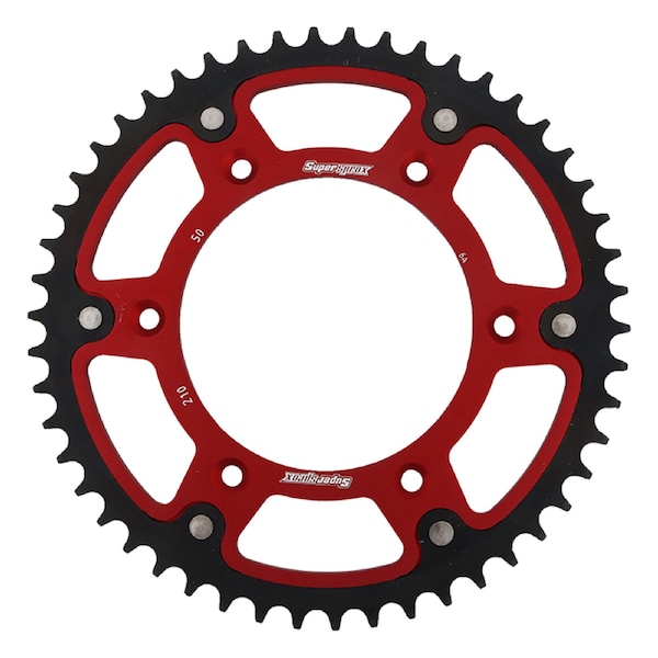 Supersprox Red Stealth Sprocket For Honda CR125R 1983-2007, CRF230M 2009 RST-210-50-RED - main